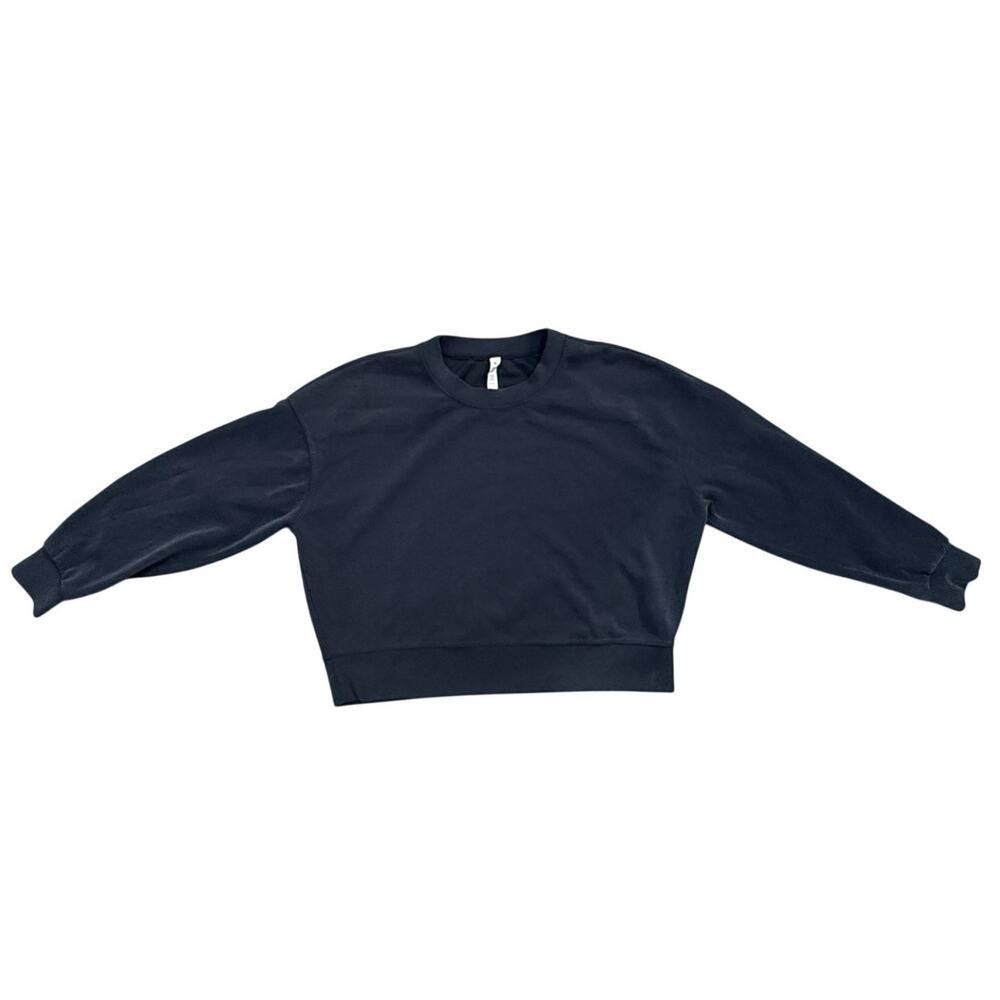 Lululemon Women's Size 10 Charcoal Grey Long Sleeve Athletic Pullover Sweatshirt